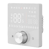 Smart Digital Thermostat LCD Color Display Precise Control Intelligent Temperature Controller White V1294-YM0706-3114230111712