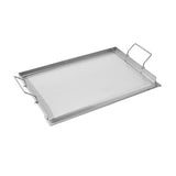 Stainless Steel Griddle, 23x16 inch Universal Flat Top Rectangular Plate, Gas Grill Griddle for BBQ V952-DCJPBXG2316IQ5MBZV0