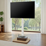 Artiss TV Stand 24-55" Swivel Height Adjustable Floor Mount for TVs TV-MOUN-4004-WH