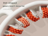 Grey and White Adjustable 3D Leg & Body Roller Massager - Deep Tissue Muscle Relief for Thighs, V888-ELOSUNG32215