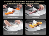 Cutting Board Double-Sided Stainless Steel Chopping Boards for Kitchen Camping 46x30cm V201-W13333277