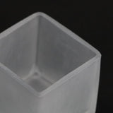 20 Pack Square Cube Frosted Glass 5cm Tealight Candle Holder Festival Decor Wedding Propose Parties V382-SQFH20