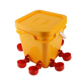 Automatic Chicken Waterer Cup with 12L Handheld Barrel Poultry Drinking Equipemnt for Goose Duck V1294-YM0901-3111230182711