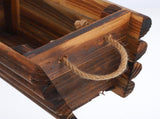 Wooden Planter Box Rustic Rectangle for Flowers and Succulents V1192-AZ-W-27524