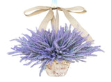 Artificial Hanging Flowers in Basket for Front Door Hanging Lavender Wreath Basket Outdoor Indoor V1294-YM0716-10348076