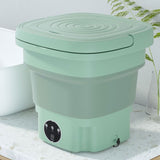 Devanti Portable Washing Machine 8L Green PWM-B-FOLD-8-GN