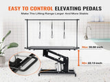 109cm Hydraulic Pet Grooming Table, Heavy Duty Dog Grooming Arm for Medium/ Small Dogs, Height V952-YYSJMRZ43INC3V0M1V0