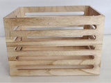 Wood Crates Natural 40x22cm V637-WDB35974