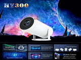 HY300PRO Mini Projector with WiFi and Bluetooth, Portable Projector 720p Support, Auto Keystone, 180 V1188-MS-305-030