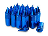 New 20PCS M12X1.5 Cap Spiked Extended Tuner 60mm Aluminum Wheels Rims Lug Nuts Chrome Nuts V1192-AZ-W-3876