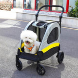 Dog Stroller Foldable Pet Travel Cart M Size V178-66840