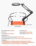 VEVOR Magnetic Helping Hands Soldering Station 3X LED Magnifying Lamp 4 Arms V952-FZSHJZ4GFZSB7GHH2001V9