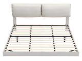 Levede Floating Bed Frame With RGB LED Light Headboard Base Platform King BF1059-K-BG-AU