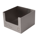 Stainless Steel Tissue Box Square Tissue Holder Large Opening Napkin Dispenser Modern Style for V1294-YM0901-3117230170512