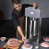 VEVOR Electric Sausage Stuffer, 12 L / 25 LBS Vertical Meat Stuffer, 200W Motor, Stepless Speed V952-DDLSBXGGCJ12NGFTNV3