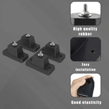 4 Pcs Rubber Anti-Shock Absorber Mounts Units Vibration Pads for Air Conditioners, 4cm V1237-MS-626-325