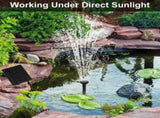 Solar Fountain 1.2W Outdoor Garden Solar Water Fountain Pump V1263-JX-5559