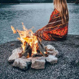 VEVOR 8 Pcs Oak Logs, Gas Fireplace Ceramic Logs for Fire place, Heat-Resistant Wood Log Gas V952-TCXWYM8XM000HHC5SV0