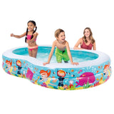 Intex Swim Center Snorkel Fun Inflatable Pool 56490NP