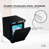 Orku 5L Black Electric Hand Towel Warmer Mini UV Steriliser Cabinet Salon Heater V238-SUPDZ-40009125757008