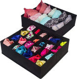 4 Pack Foldable Drawer Dividers Storage Boxes V178-87446