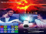 LED Starry Projection Lamp Galaxy Nebula Night Light with BT Speaker Remote Control V1263-JX-8004