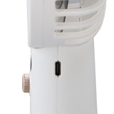 Portable Handheld Fan 100 Speeds Adjustable Powerful Wind USB Rechargeable Mini Desk Personal Fan V1294-YM0901-3113240155712