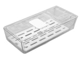 Refrigerator Storage Box Holder with Draining Plate Fruit Storage Container Preservation BoxS V1294-YM0523-3118220040112