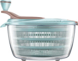 Salad Spinner, 4.24 Quart Lettuce Spinner with Double Drainage Holes, Salad Dryer for Washing, V1258-DP02-C-2