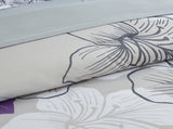 Floral Comforter Set, King Size, Purple Floral 3-Piece Bedding, Lightweight Microfiber V745-MAB010685AJ3