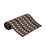 Mia 2 Tone Brown Bamboo Table Runner 140 x 33cm V442-JTC-TABLER-BAMBOOJN2BR-BROWN-RE