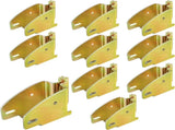 E-Track Wood Beam End Socket Accessories, Zinc-Coated Steel, Fit with 2x4 2x6, Add Removable Load V1258-DP02-F-582