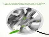 42W 220V Wall Mounted Exhaust Fan Low Noise Home Bathroom Kitchen Garage Air Vent Ventilation V1294-YM0901-JY04920