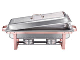 Chafing Dish Buffet Set, 8 Qt 2 Pack, Stainless Steel Chafer with 2 Full Size Pans, Rectangle V952-ZFXBXGSTGK2JJ8OR8V0