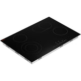 VEVOR Built-in Electric Cooktop Radiant Ceramic Cooktop 4 Burners 30.3x20.5 inch V952-QRSDTL7200WHNLGYEV3