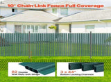 Bottom Locking Privacy Slats, Double-Wall Vertical Bottom-Locking Slats with Wings for Chain-Link V952-SBDYYSBTSBDYG4UFTV0
