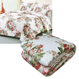 Babylon 3 Pce Lightly Quilted Polyester Cotton Coverlet Set Queen/King V442-STT-COVERLET-BABYLON-MULTI-KI