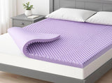 Giselle 5cm Memory Foam Mattress Topper Lavender Infused Egg Crate Pad Mat Queen MATTRESS-TOP-EC-5LA-Q