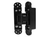 Door Hinge Quiet Zinc Alloy Matte Finished 3D Adjustable Invisible Door Hinge for 1 3/8 Inch Door V1294-YM0901-3114240081311