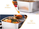 QZS Condiment Container,6.3x4.7" Stainless Steel Dipping Sauce Dish for Home,Stainless Steel V1189-WXFWAL-20260319-00386