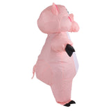 Inflatable Costume Pink Pig Blow Up Halloween Cosplay Dress Jumpsuit Costume For Adults V1294-YM0703-3115230048011