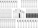 48 piece set of stainless steel tableware, 8-piece set of silverware service V1192-AZ-W-25092