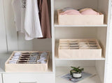 Tutuviw Wardrobe Clothes Organizer for Jeans, Upgraded Drawer Organizers for Clothing with Handle V1189-WXFWAL-20260319-01130