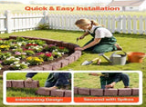 Fake Stone Landscape Edging1190 x 100 x 155mm Lawn Edging Fade-Resistant Brown V952-RZSPZZCCZS0081JN2V0