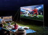 Projector Screen with Stand, 150 inch 169 4K 1080 HD Outdoor Movie Screen with Stand, Wrinkle-Free V952-TYPM20ZJSLJ18YCEZV0