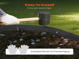 Metal Landscape Edging, 8 Packs 72 in Rust-Resistant Aluminum Alloy Landscape Edging, Bendable V952-LZJSPZ8PCS72VOIEEV0