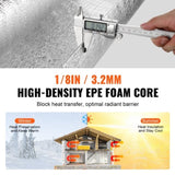Double Reflective Insulation Roll Foam Core Radiant Barrier 120 x 48 Inch / 3 x 1.2M V952-LBPEFPMXRFSFZ1UTKV0