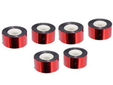6PCS Bird Deterrent Reflective Scare Tape Bird Repellent Ribbon for Garden Supplies Silver Red V1294-YM0901-3111210189211