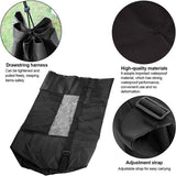 Soccer Net Bag for 10-15 Balls - Large Waterproof, Sturdy Tennis Shoulder Pad, V1188-ZXY-131-536