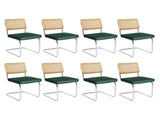 Levede 8xRattan Chair Dining Chairs CH1108-2-GNX4